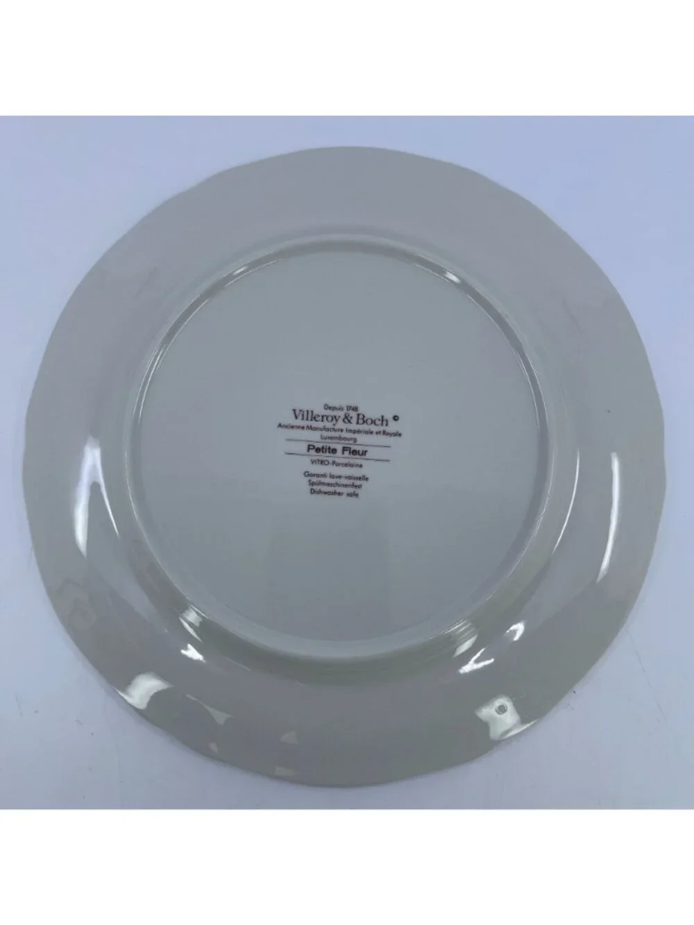 villeroy & boch petite fleur porcelain salad plates set of 4 floral scalloped ed